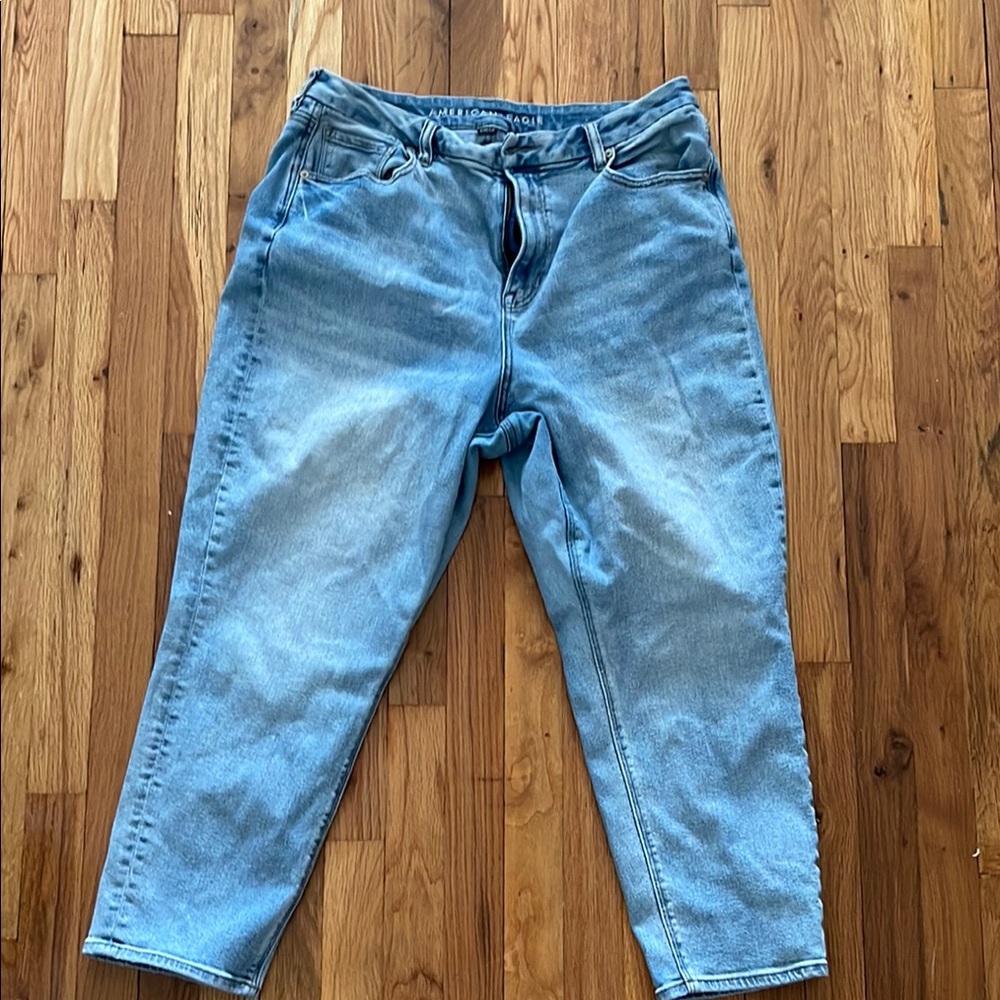 American Eagle Curvy Mom Jeans.
